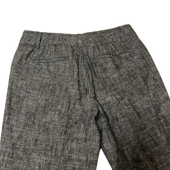 Women’s NEW YORK & COMPANY, 55% Linen, Casual Capris, Black/White, Size 8 - Picture 5 of 8